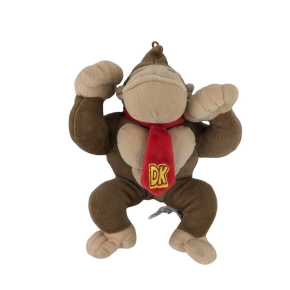 Super Mario DK Donkey Kong Plush Gorilla Ape 11" Stuffed Animal Toy by Basic Fun - Picture 2 of 6